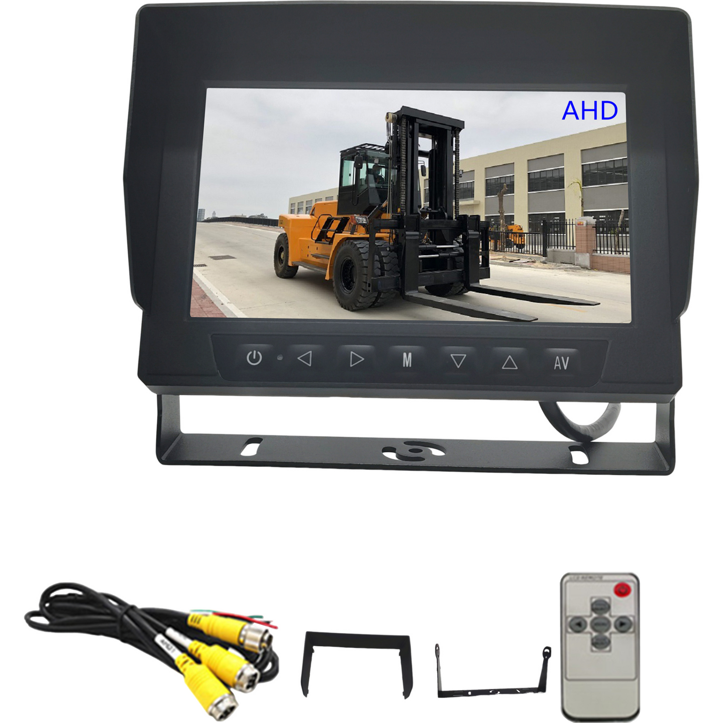 Waterproof Camera Kit with LCD 7" Monitor Rear View Full HD Night Vision with Wired Water Proof Camera