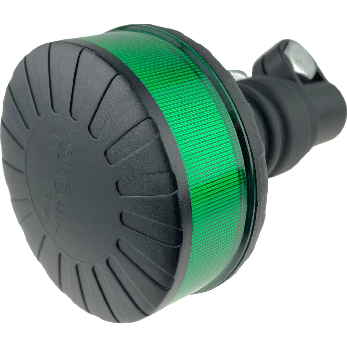 LED Green Micro Beacon Flexi Din Fitting UK 12/24v