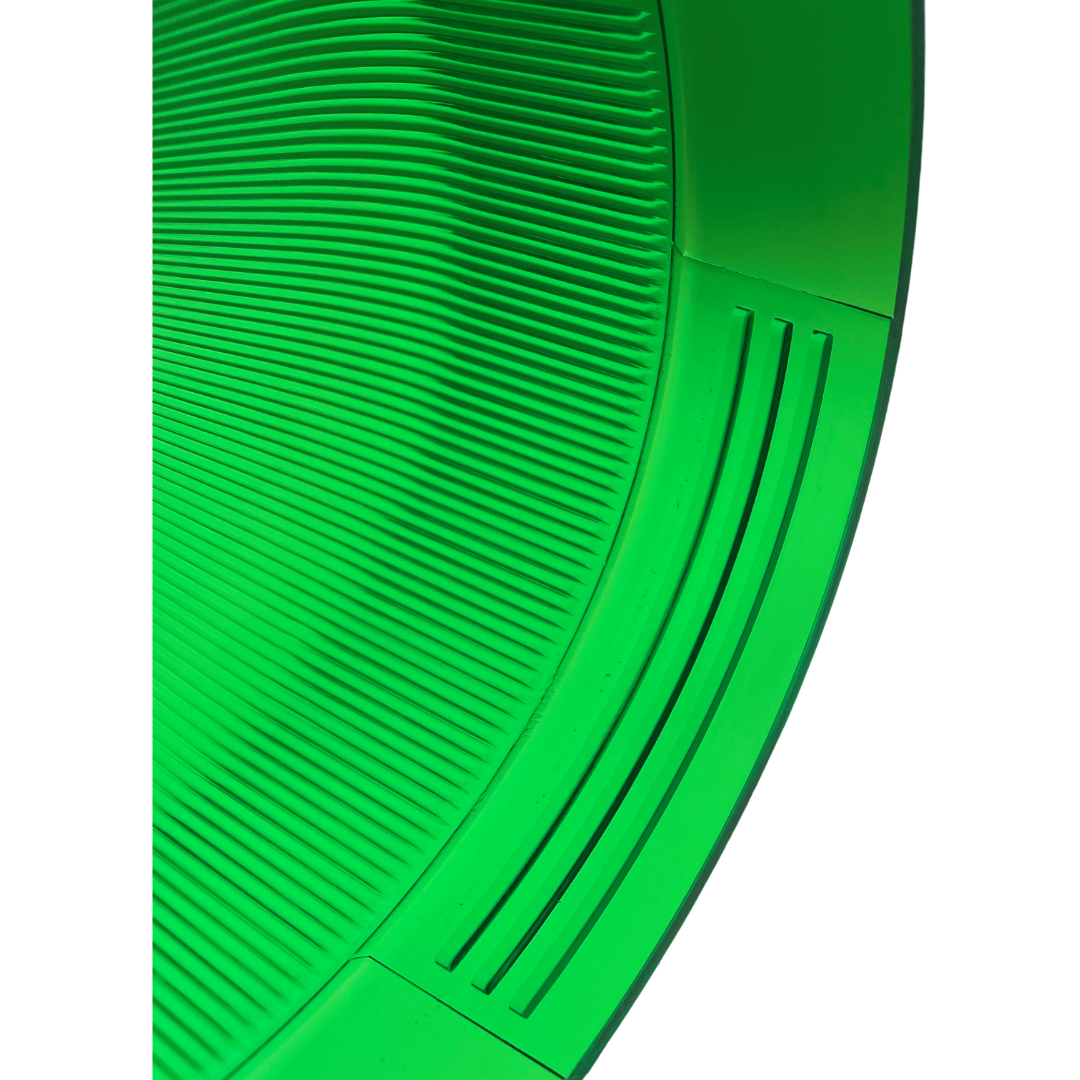 LED Green Flashing Standard Light Beacon Seatbelt Magnetic 3 Bolt Plug In