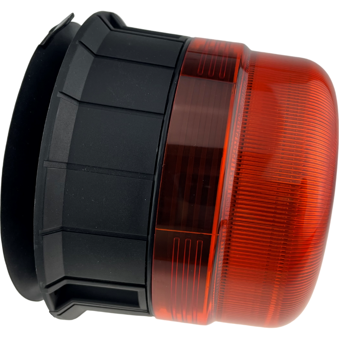 LED Amber Flashing Standard Light Beacon Magnetic 3 Bolt Plug In UK Vehicles R65