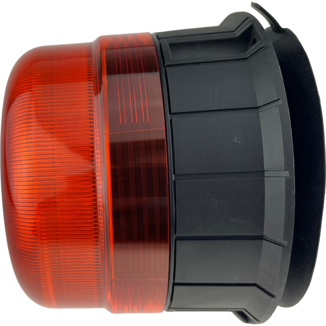 LED Amber Flashing Standard Light Beacon Magnetic 3 Bolt Plug In UK Vehicles R65