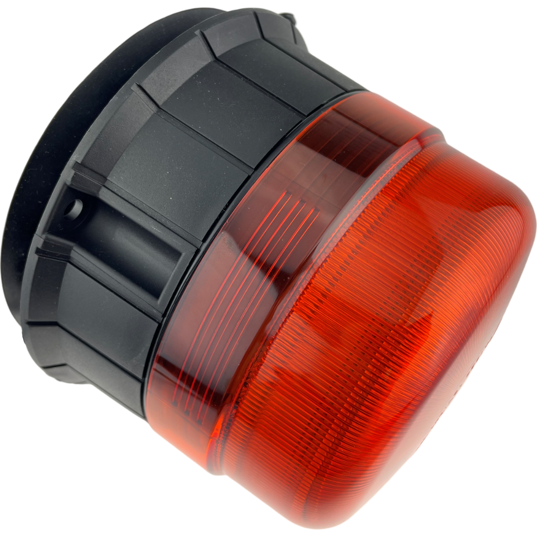 LED Amber Flashing Standard Light Beacon Magnetic 3 Bolt Plug In UK Vehicles R65