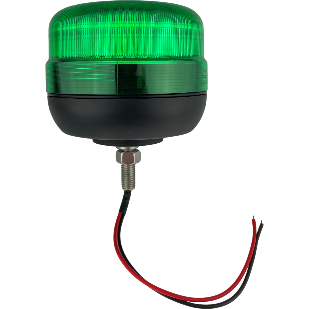 LED Green Flashing Standard Light Beacon Seatbelt Bolt On Hazard Strobe UK Vehicles