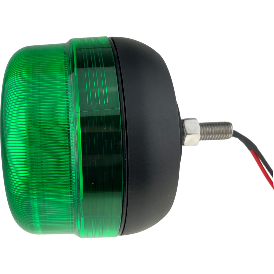 LED Green Flashing Standard Light Beacon Seatbelt Bolt On Hazard Strobe UK Vehicles