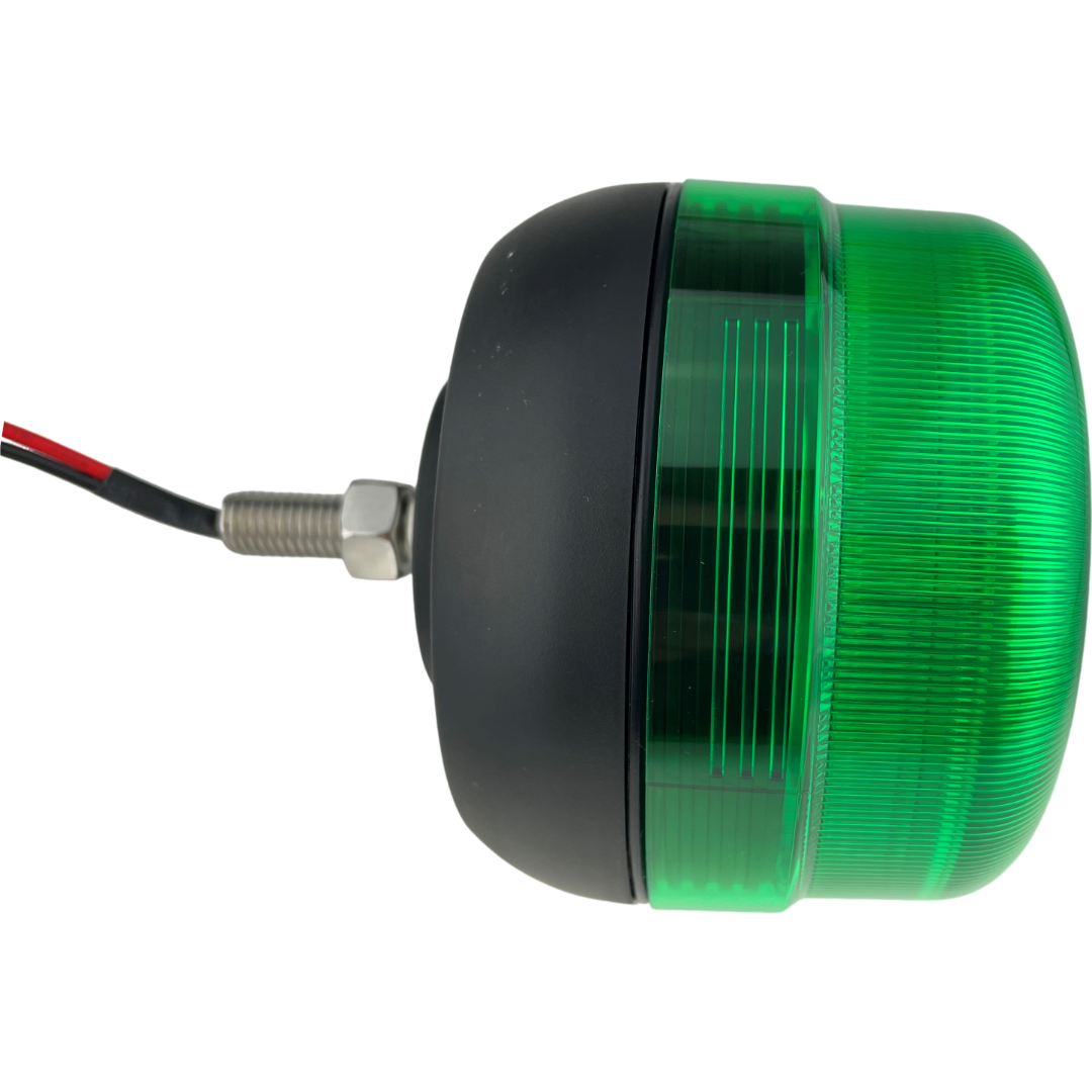 LED Green Flashing Standard Light Beacon Seatbelt Bolt On Hazard Strobe UK Vehicles