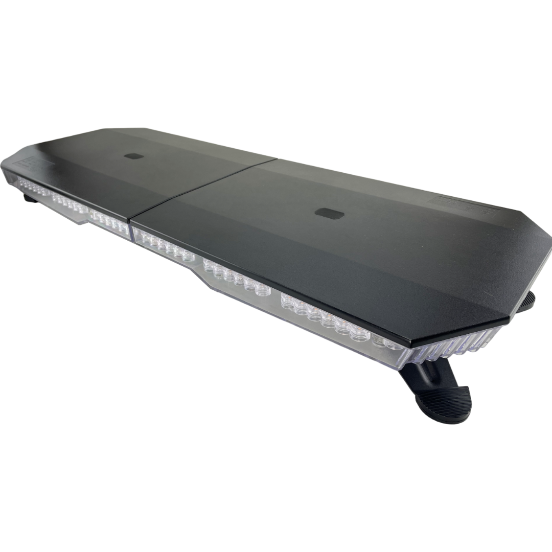 LED Amber Light Bar 62" 1568mm Bolt On DC 10/30v IP656 R65 51 Flash Pattern Dash Remote