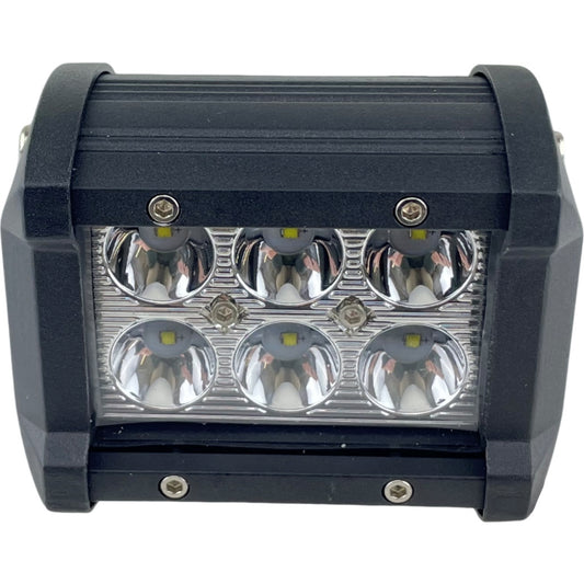 LED Clear Work Light Bolt On 12/24v 4" Four Inches 18W