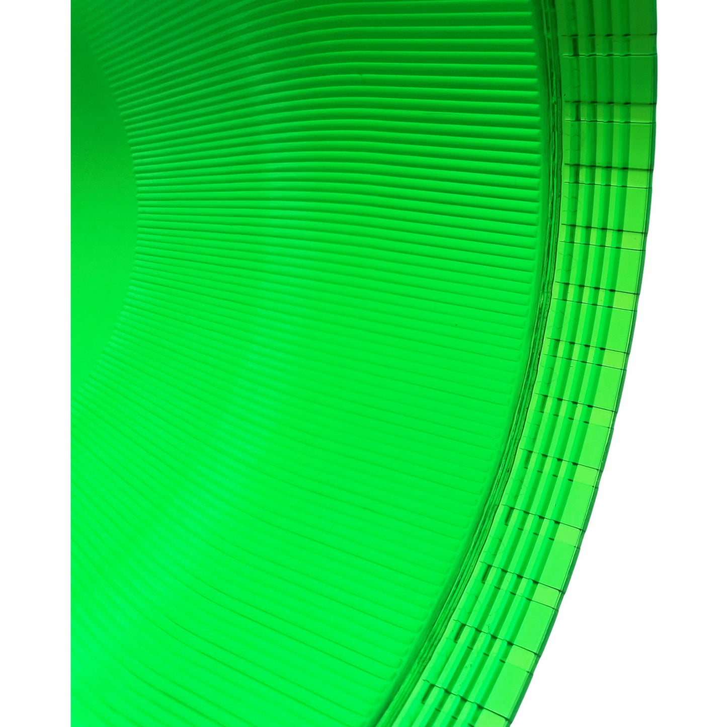 LED Green Compact Beacon Flexi Din 12/24v