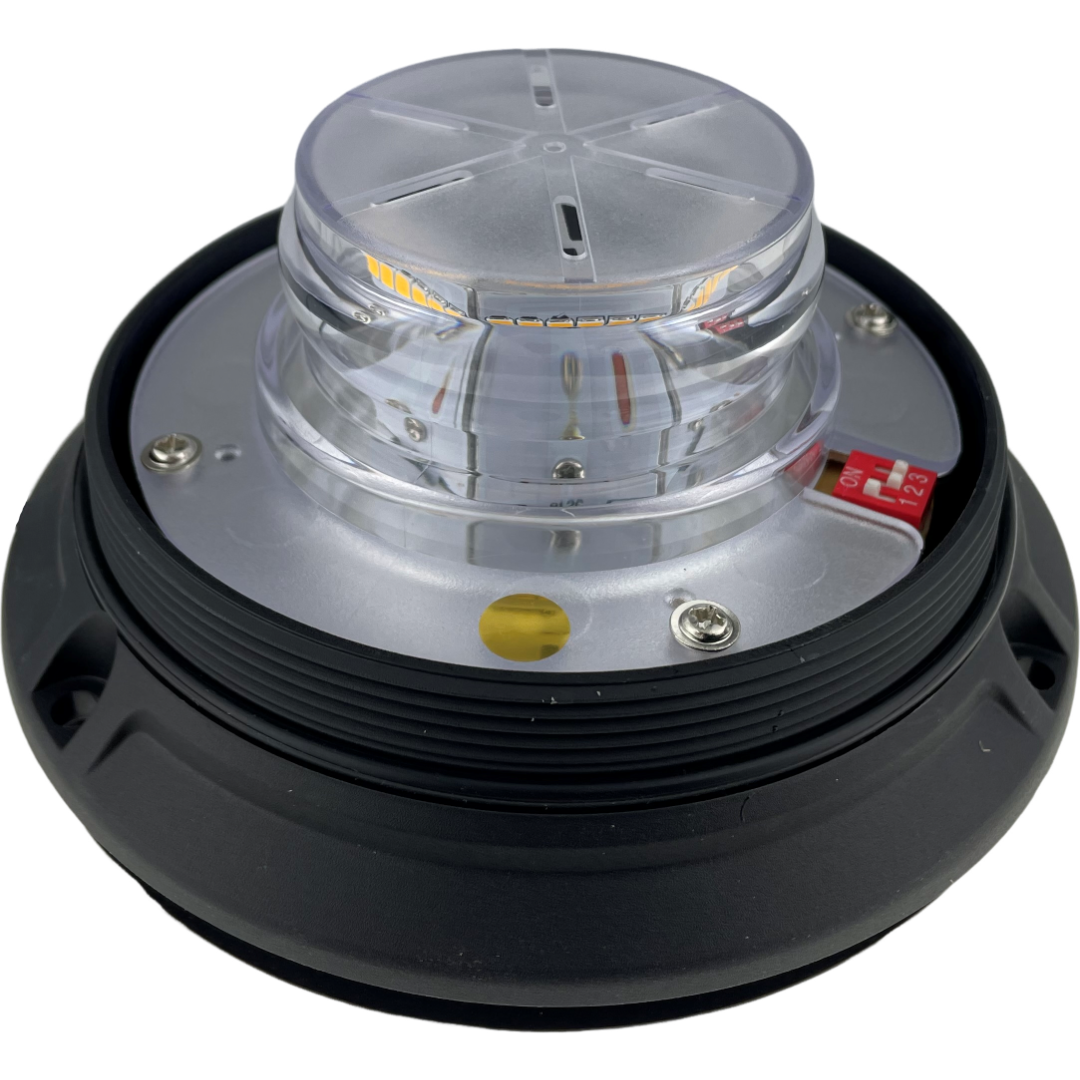 LED Beacon Red Colour Plug In Connected Magnetic 3 Bolt 12/24v Emergency Vehicles Industrial Aviation