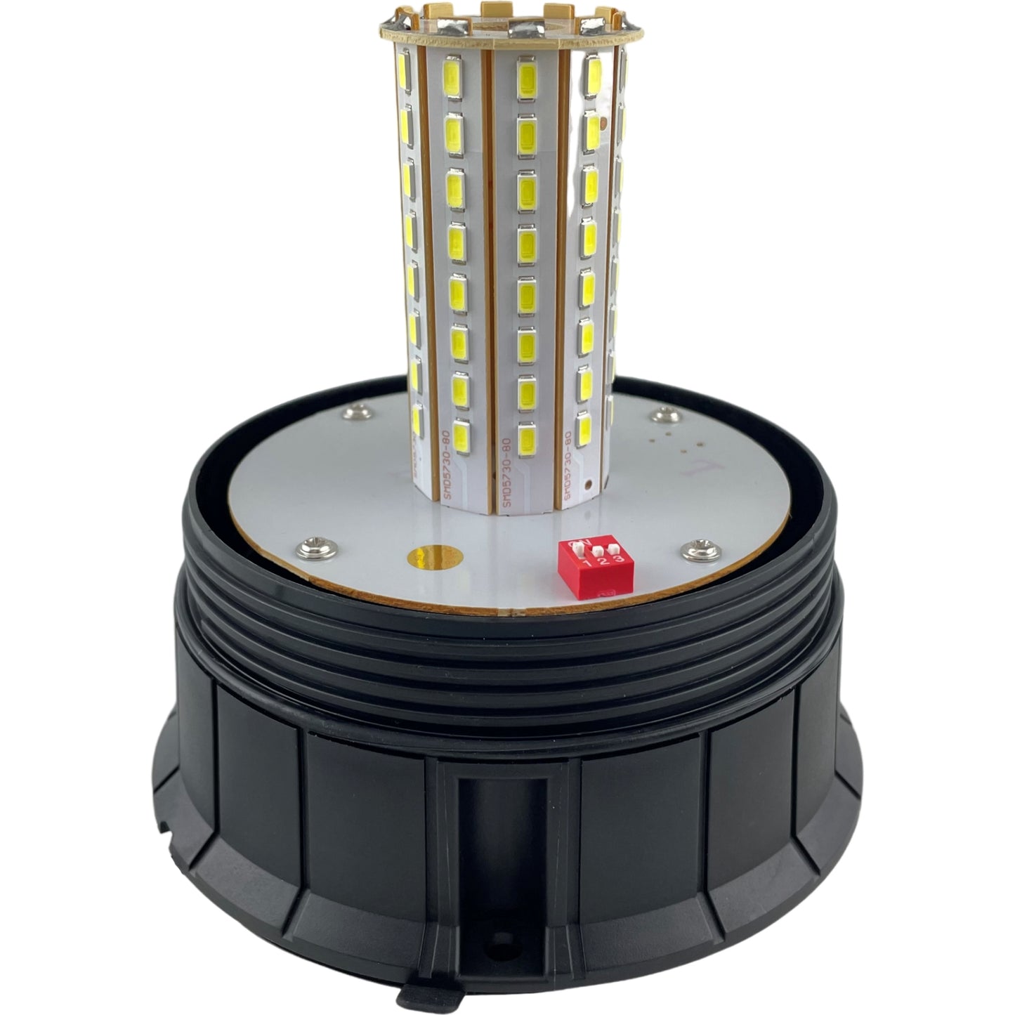 LED Amber Economy Beacon Magnetic 12/24v Flashing Safety Tractor Light