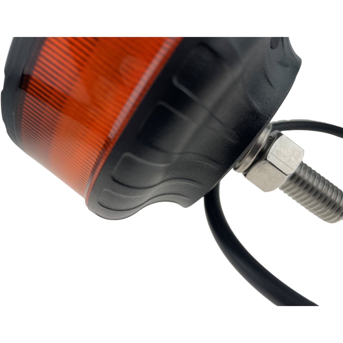 LED Amber Micro Beacon Bolt On 12/24v R65