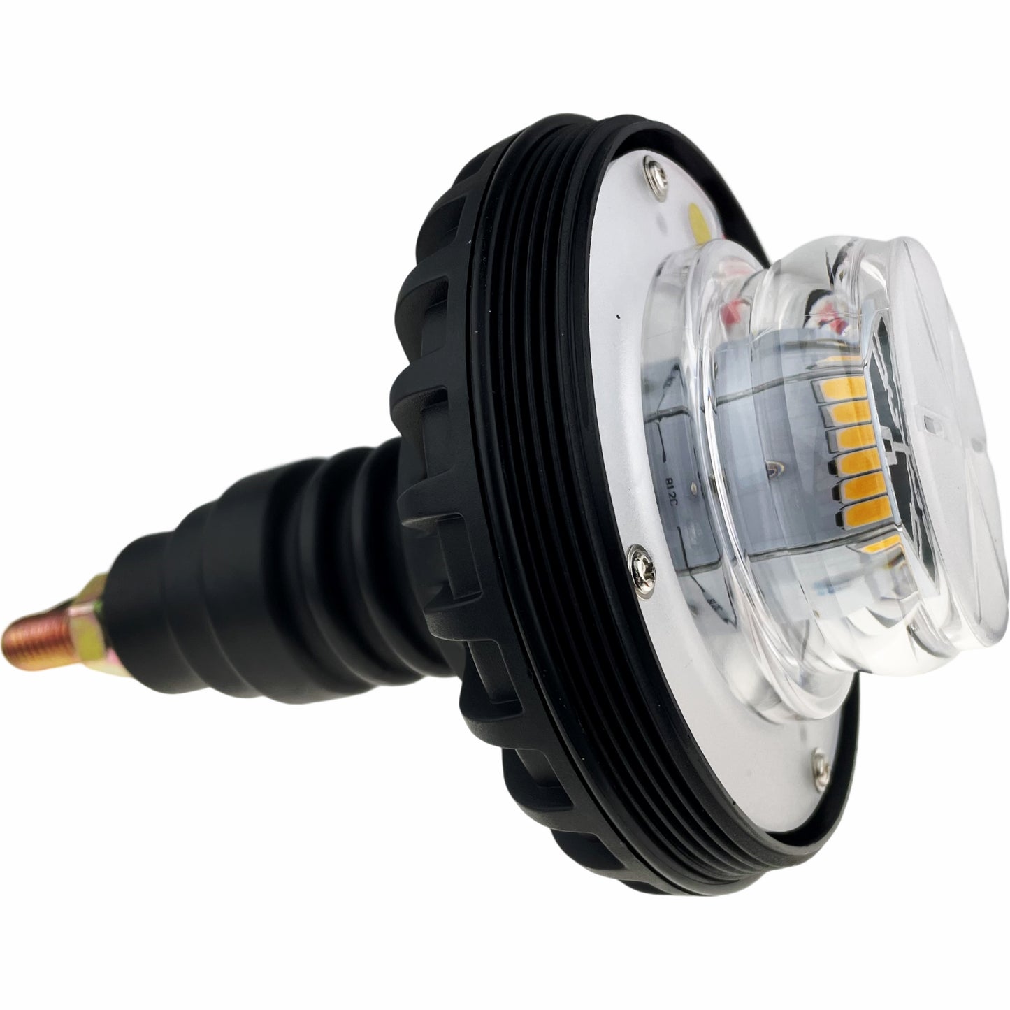 LED Amber Compact Beacon Bolt On 12/24v R65