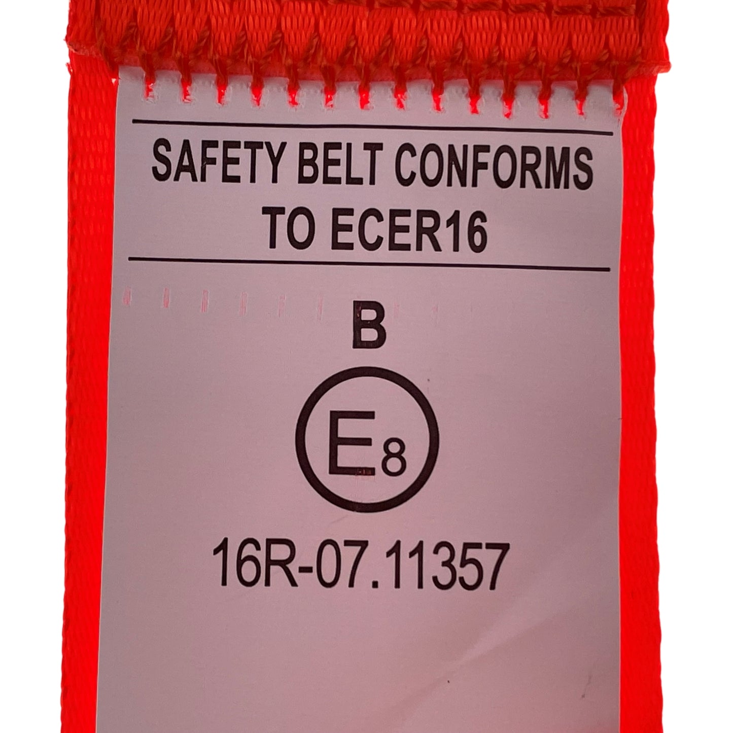 High Visibility Wired Seat Belt Hi Vis Lap Belt Orange for Green Safety Beacon