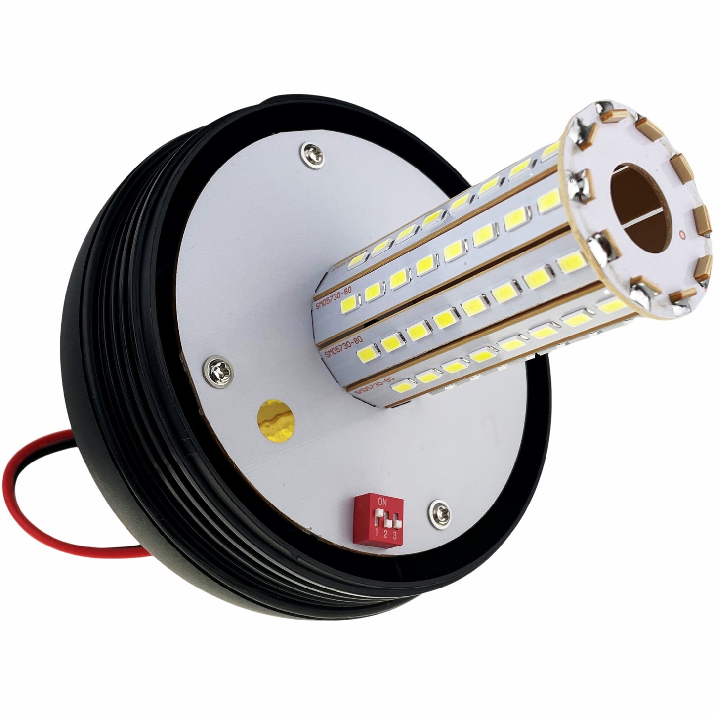 LED Amber Flashing Seatbelt Economy Light Beacon Bolt On Fitting for UK Vehicles 12V-24V Strobe