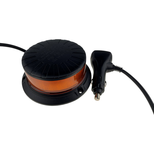 LED Amber Micro Beacon Magnetic 12/24v