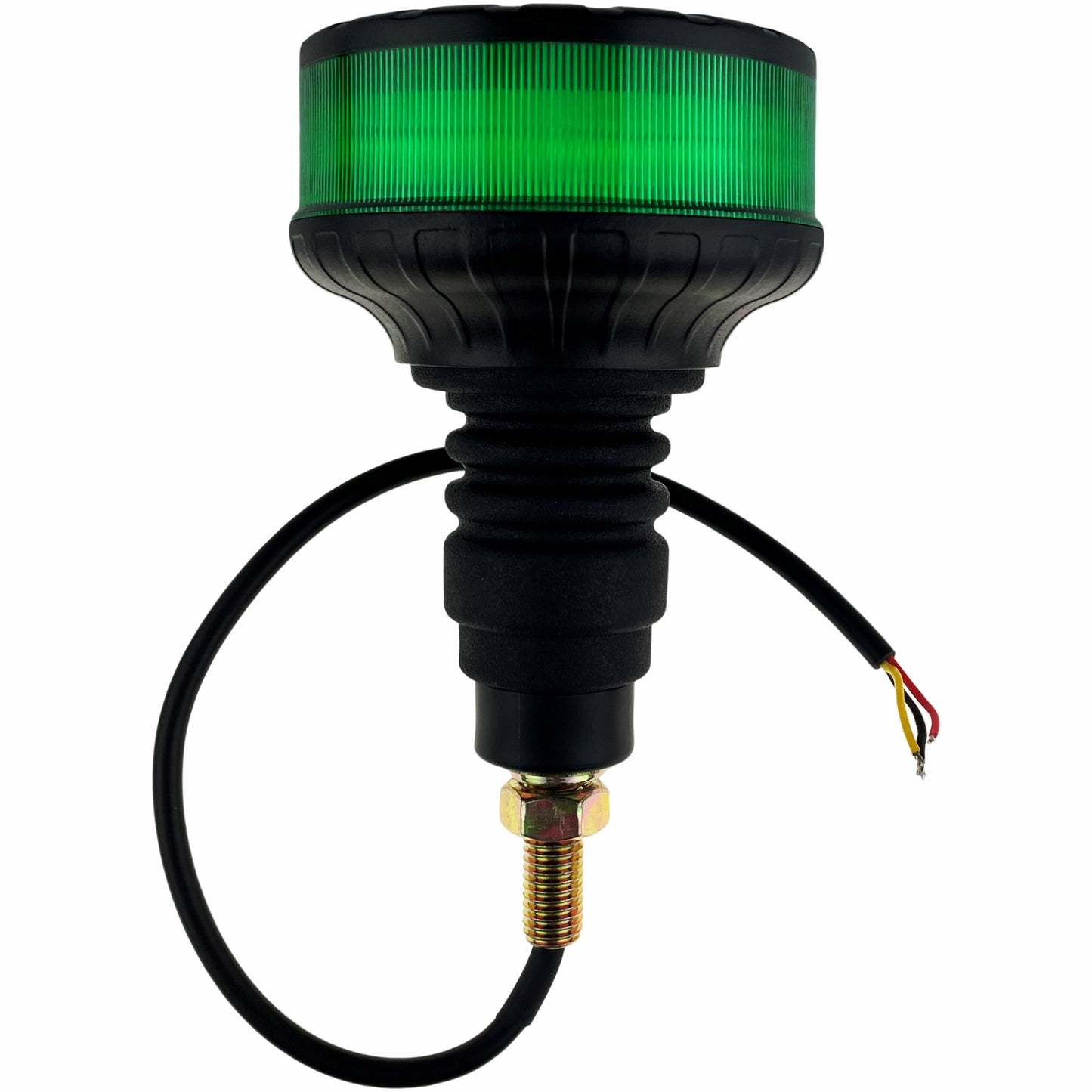 LED Green Micro Beacon Flexi Bolt On 12/24v