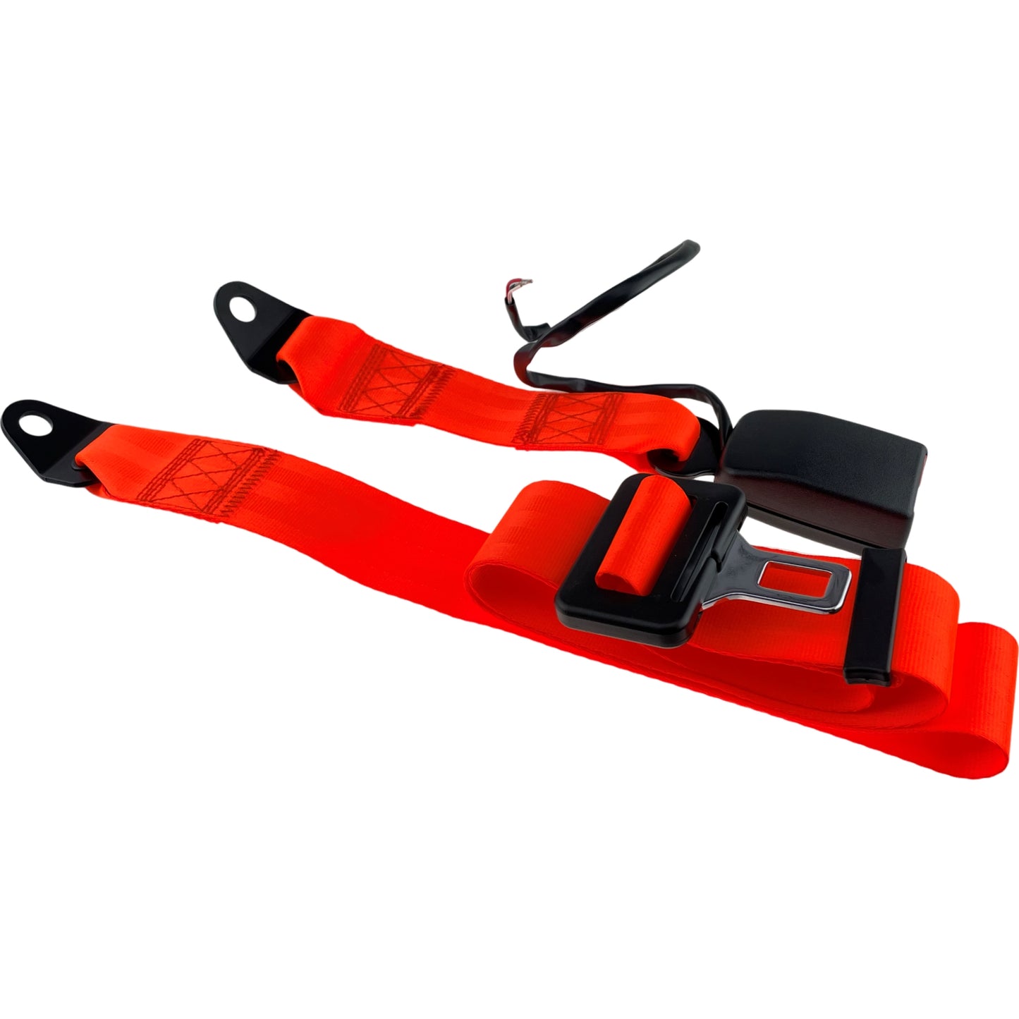 High Visibility Wired Seat Belt Hi Vis Lap Belt Orange for Green Safety Beacon