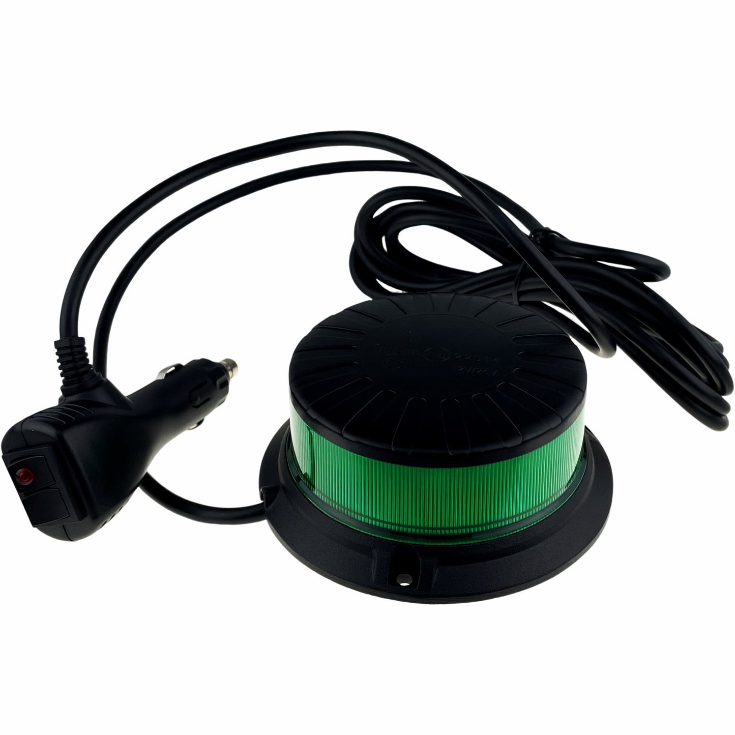 LED Green Micro Magnetic Beacon 12/24v