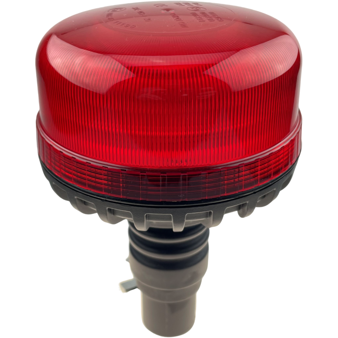 LED Red Compact Beacon Flexi Din 12/24v Emergency Vehicles Industrial Aviation