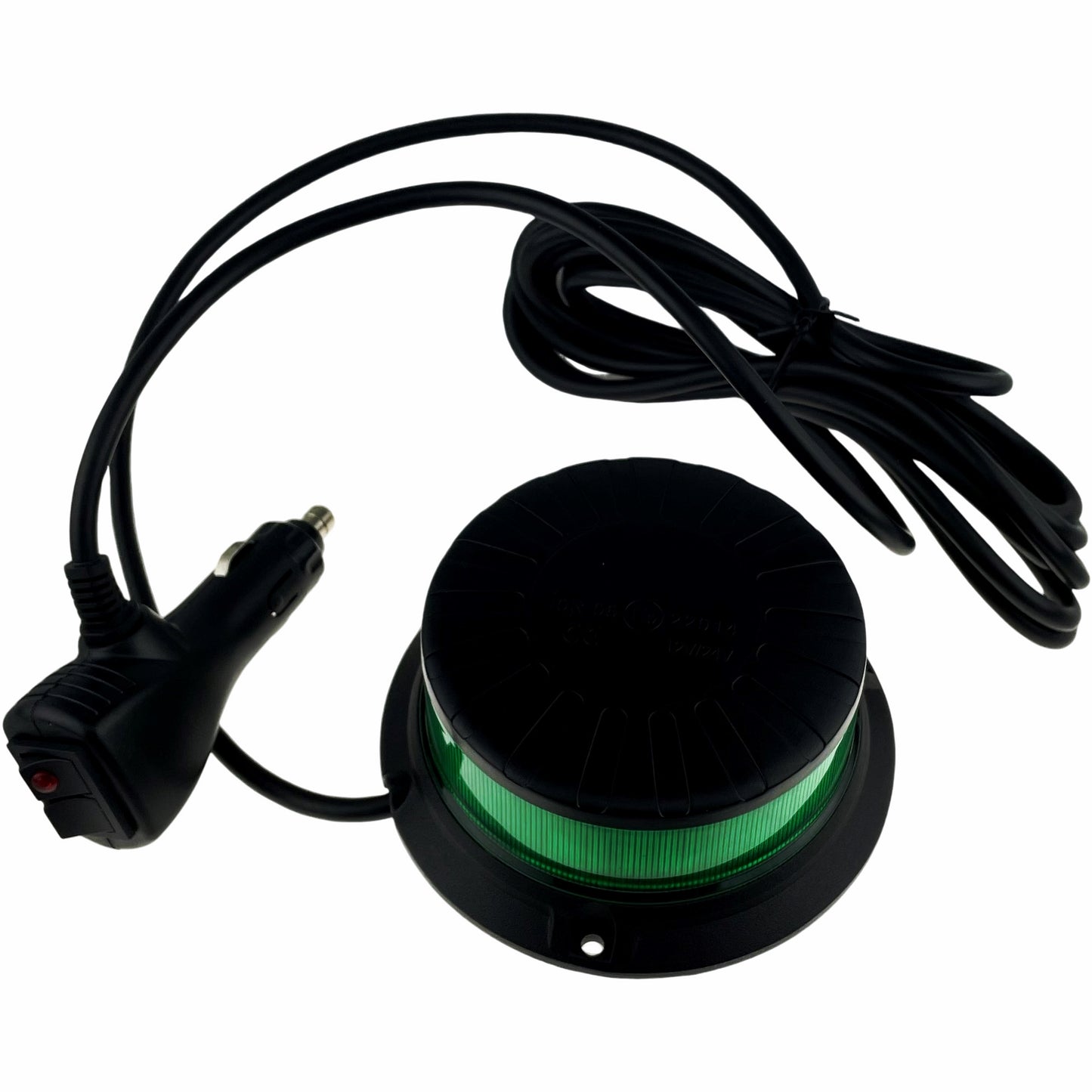 LED Green Micro Magnetic Beacon 12/24v