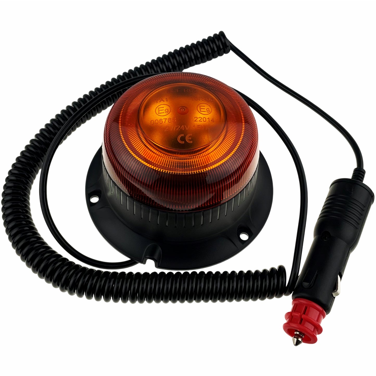 LED Amber Economy Micro Beacon Magnetic 12/24v