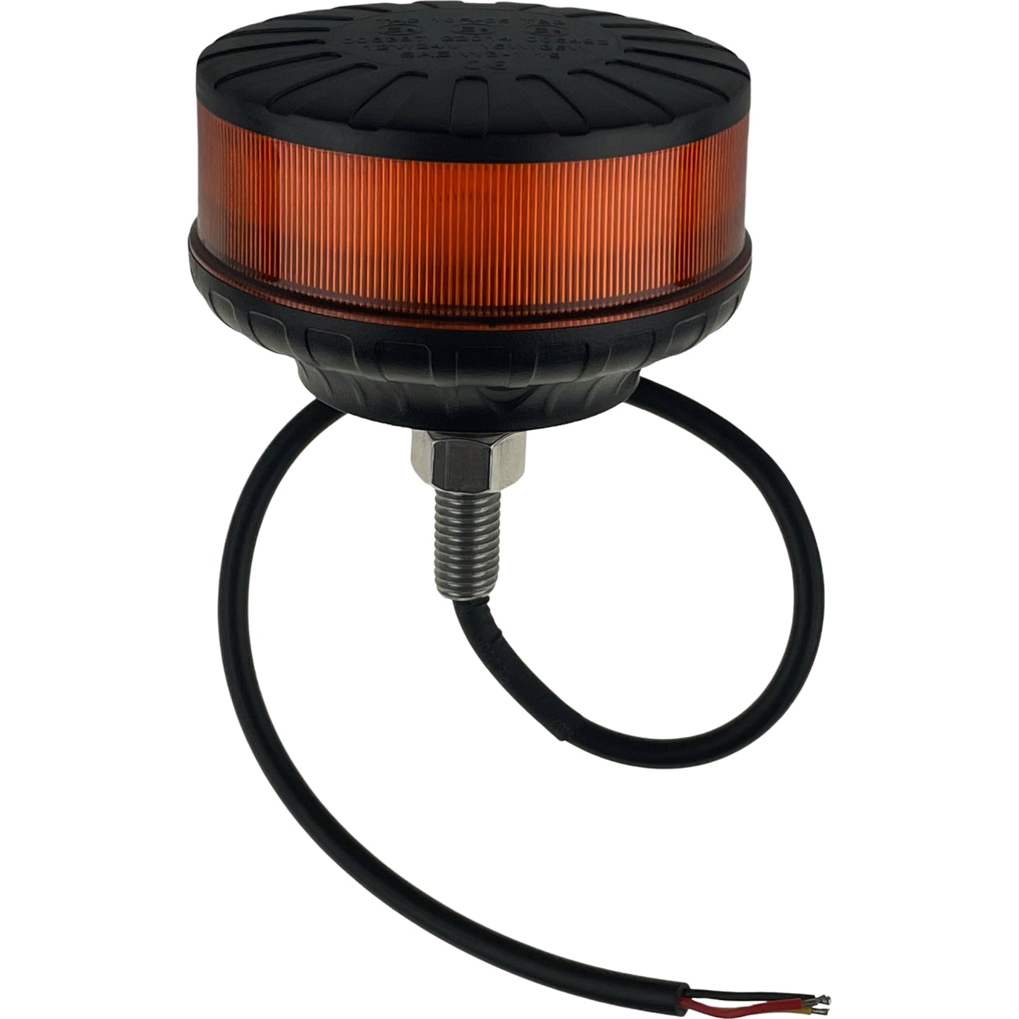 LED Amber Micro Beacon Bolt On 12/24v R65