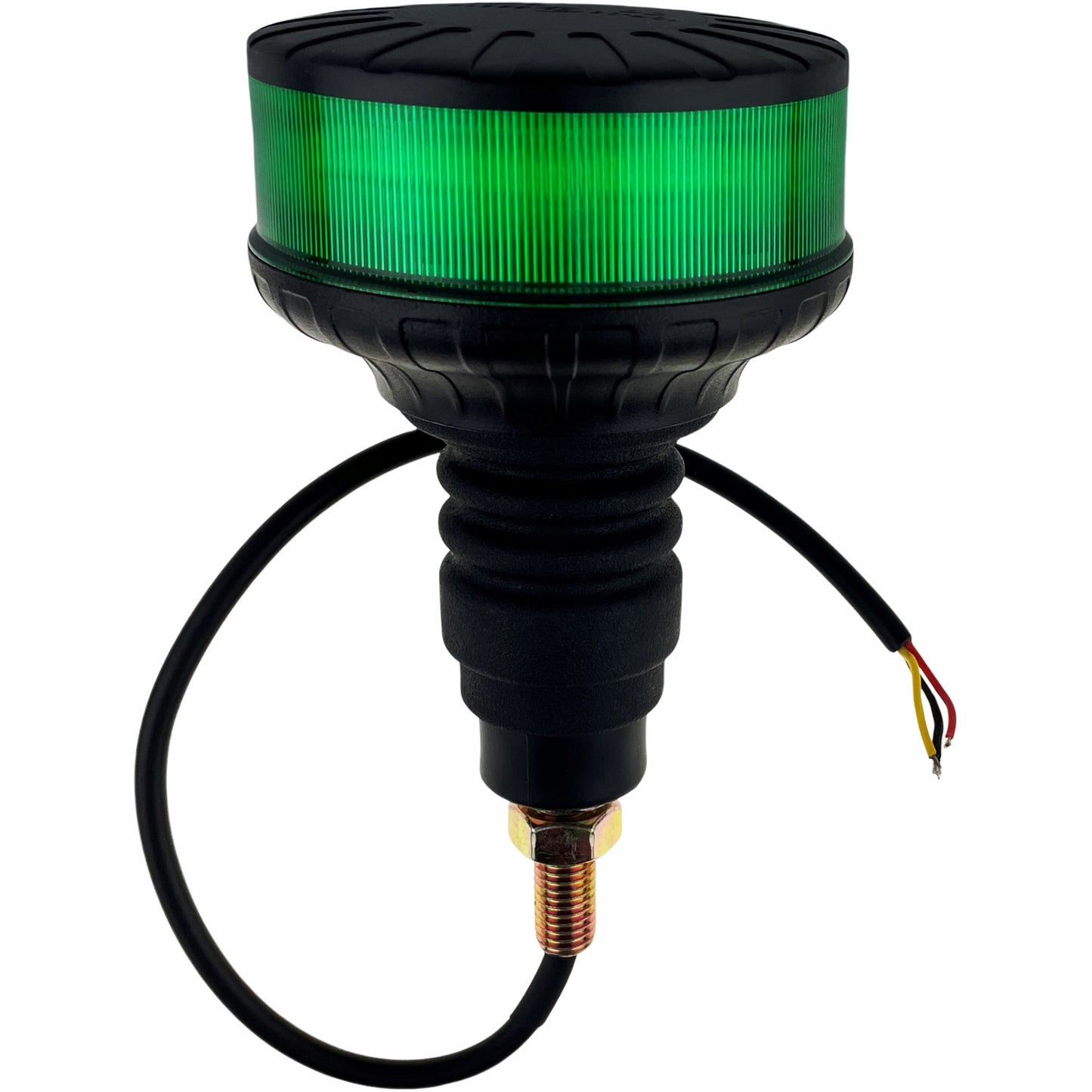 LED Green Micro Beacon Flexi Bolt On 12/24v