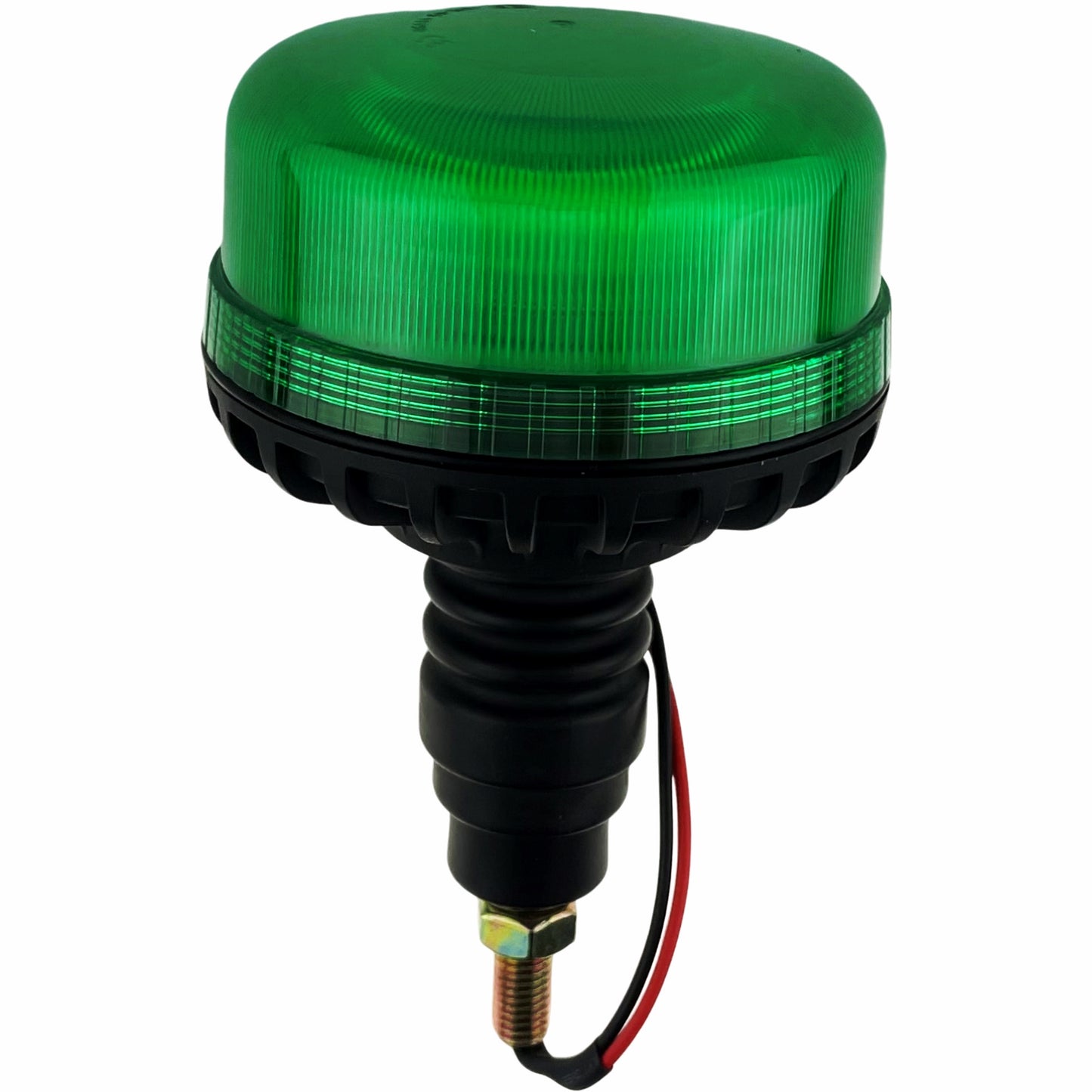 LED Green Compact Beacon Bolt On 12/24v