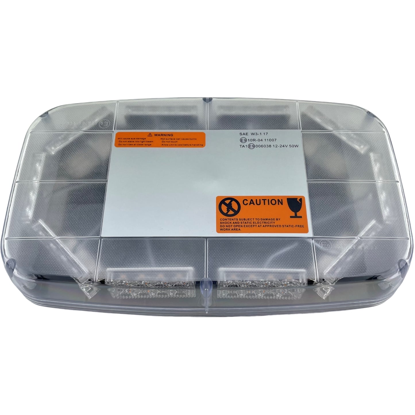 LED Amber Mini Light Bar Magnetic 12/24v R65 27.5cm / 10.8"