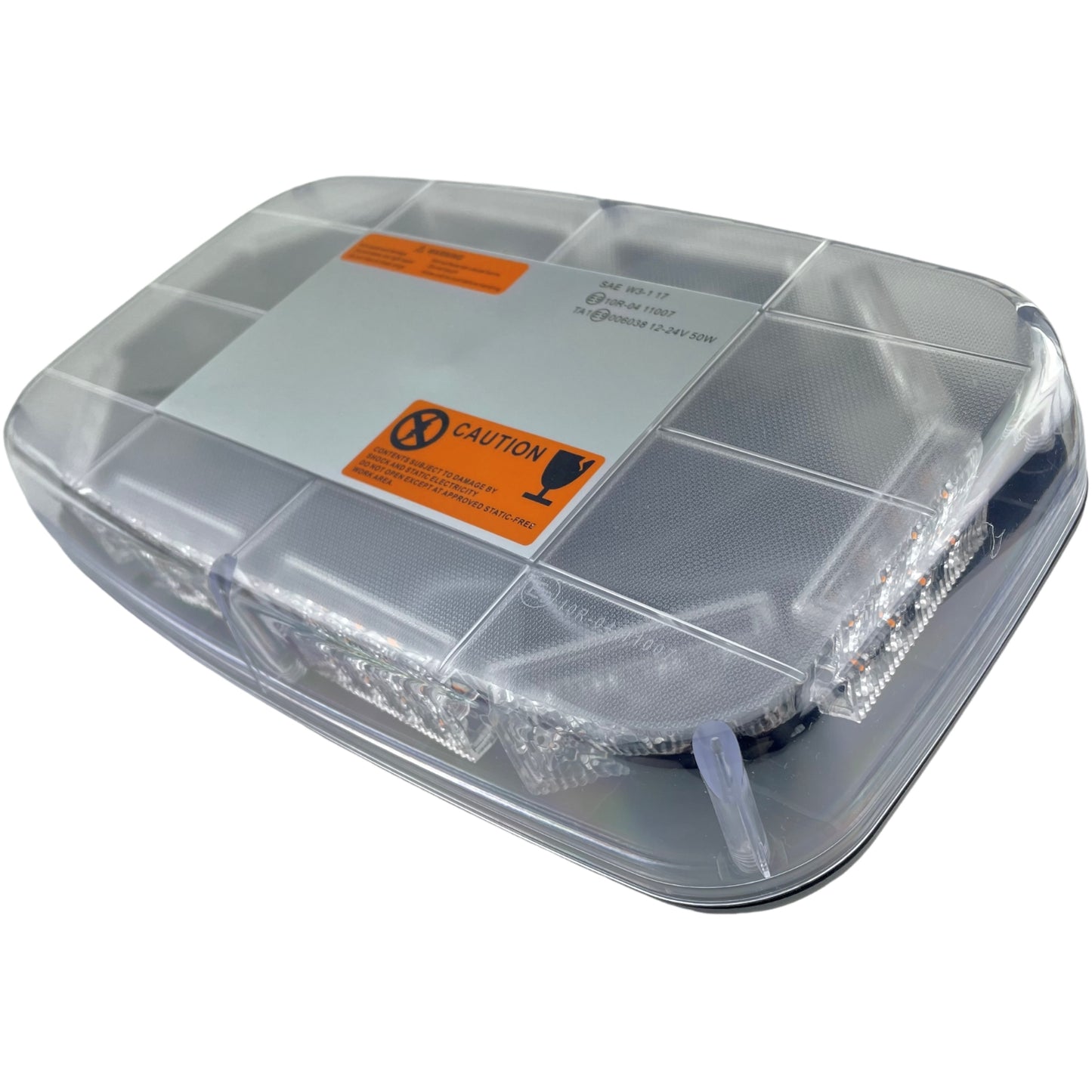 LED Amber Mini Light Bar Bolt On 12/24v R65 27.5cm / 10.8"