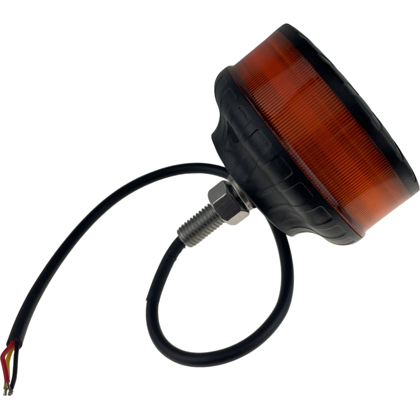 LED Amber Micro Beacon Bolt On 12/24v R65