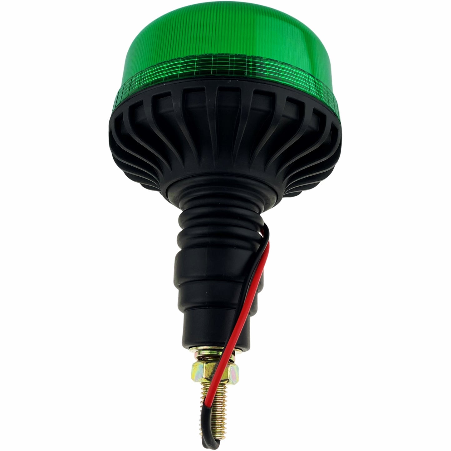 LED Green Compact Beacon Bolt On 12/24v