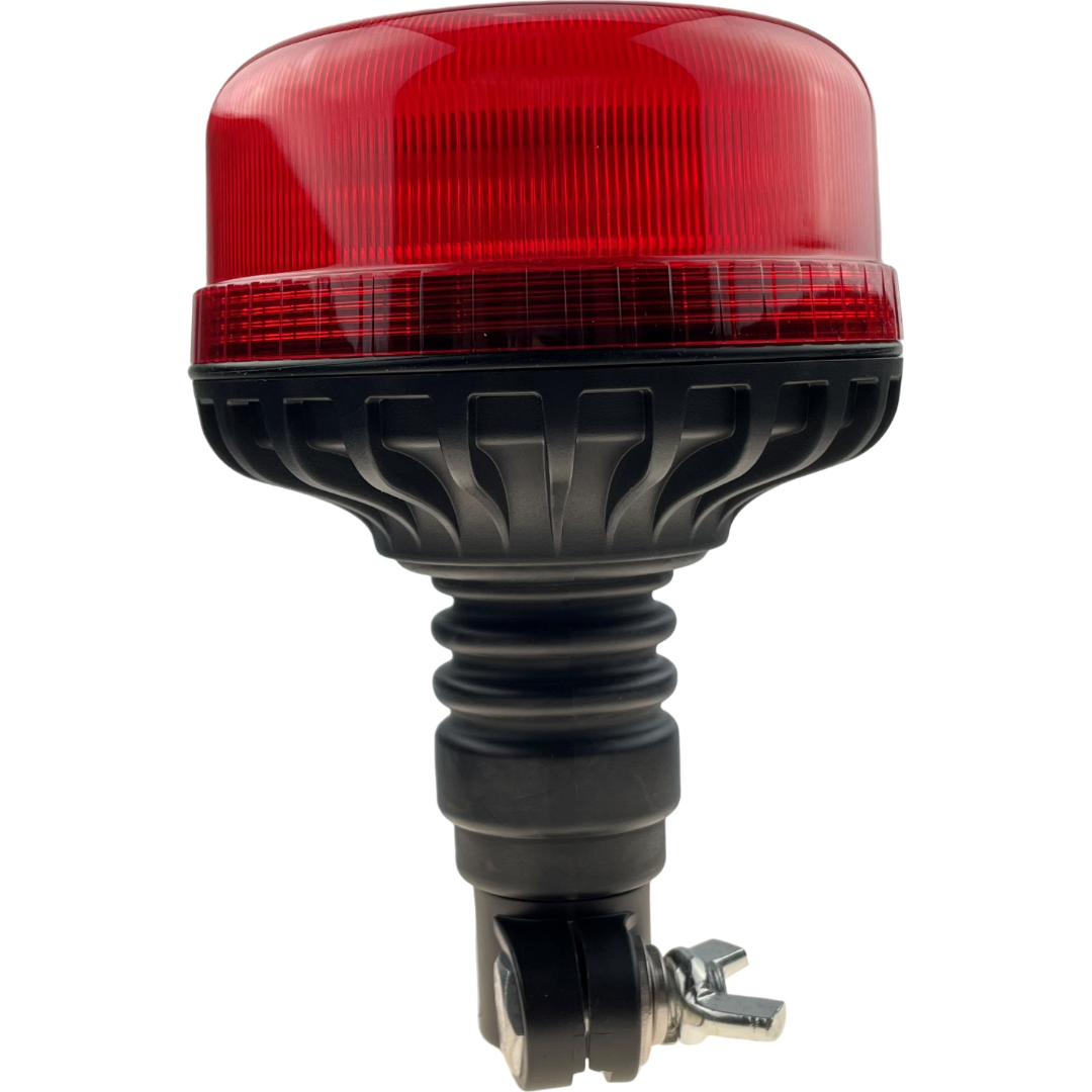 LED Red Compact Beacon Flexi Din 12/24v Emergency Vehicles Industrial Aviation