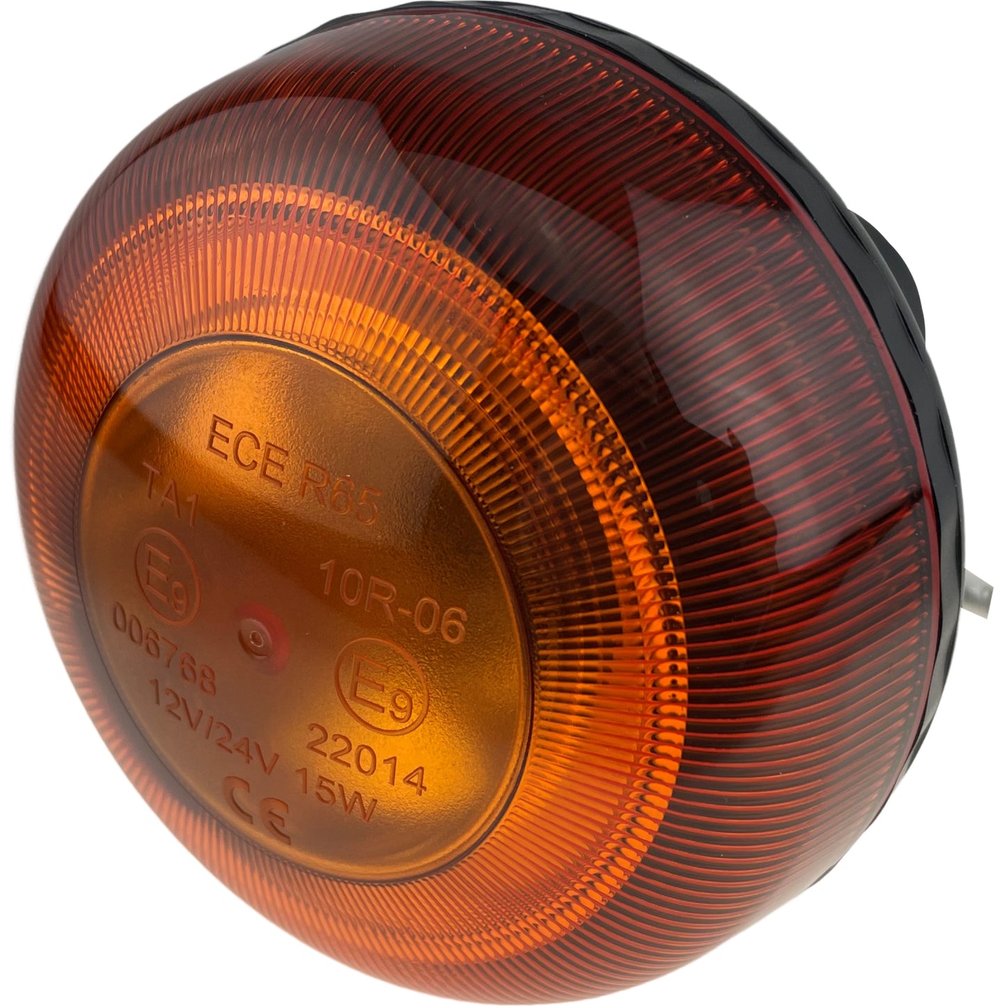 LED Amber Economy Micro Beacon Din 12/24v R65