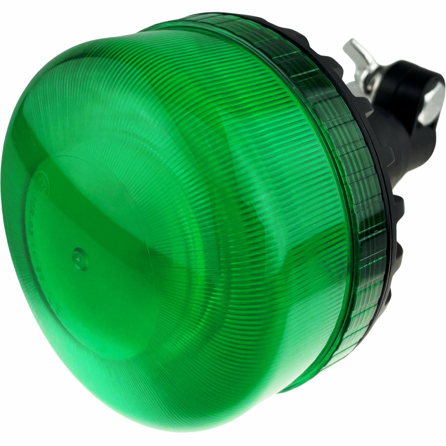 LED Green Compact Beacon Flexi Din 12/24v
