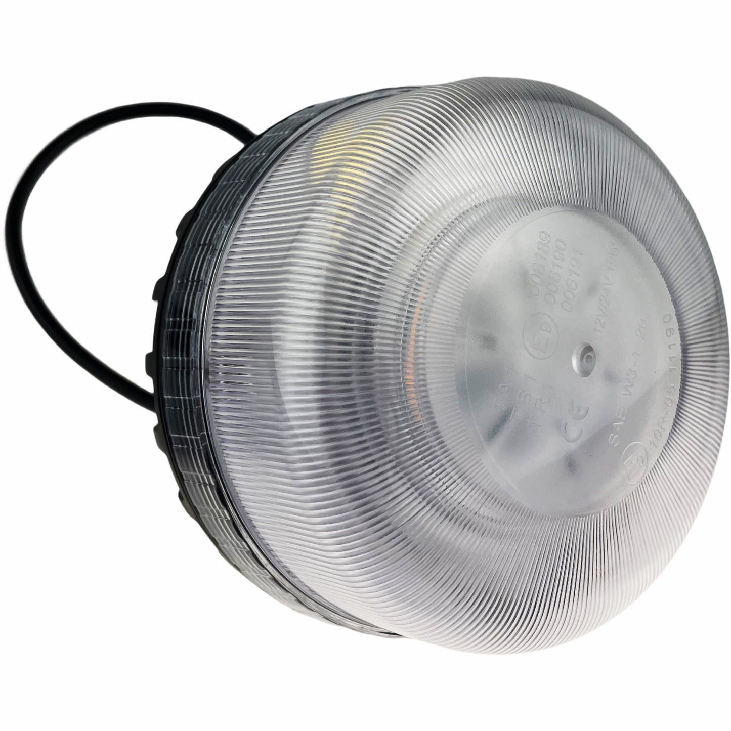 LED Beacon Amber Green Dual Colour Seatbelt Connected Bolt On 12/24v