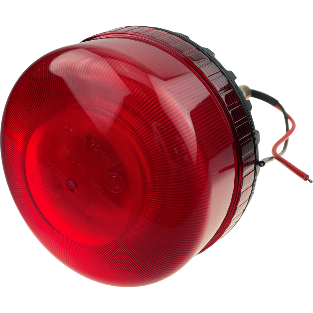 LED Red Compact Beacon Bolt On 12/24v Emergency Vehicles Industrial Aviation