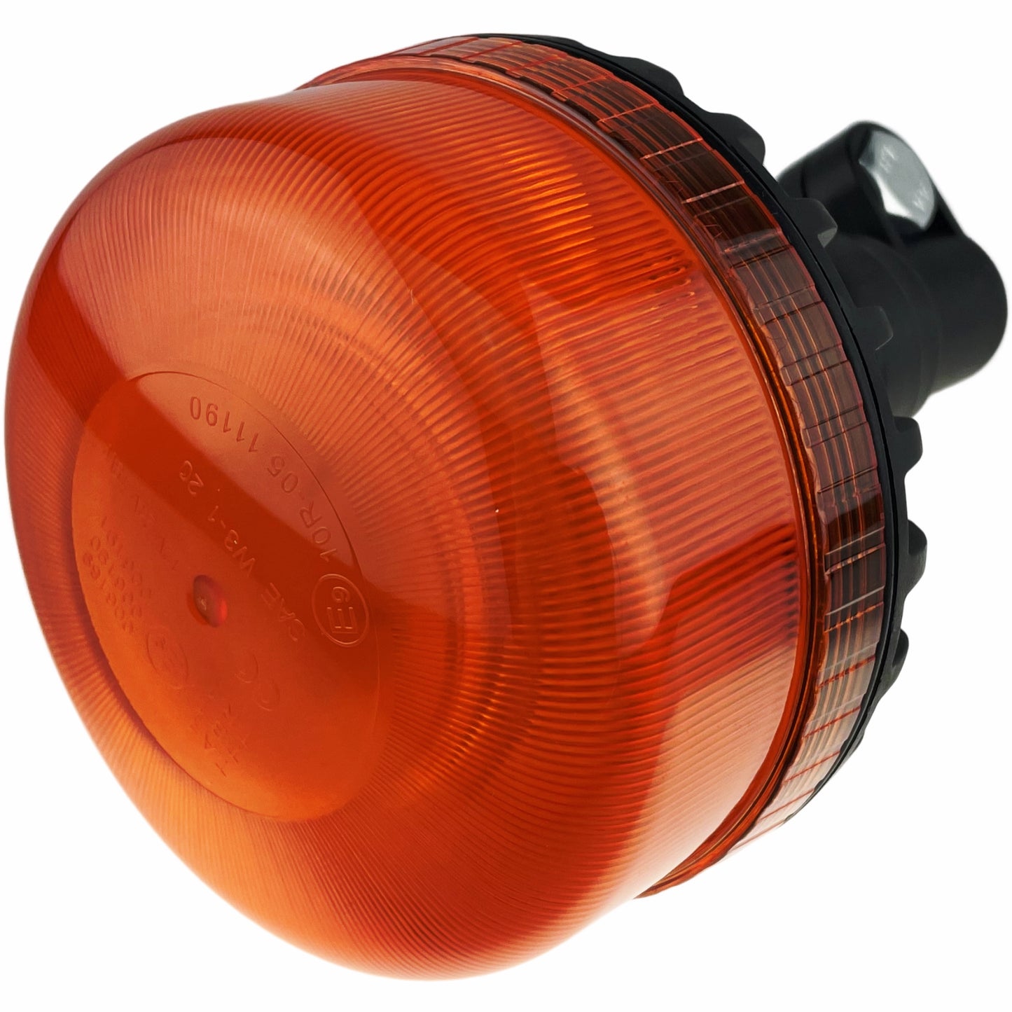 LED Amber Compact Beacon Flexi Din 12/24v R65