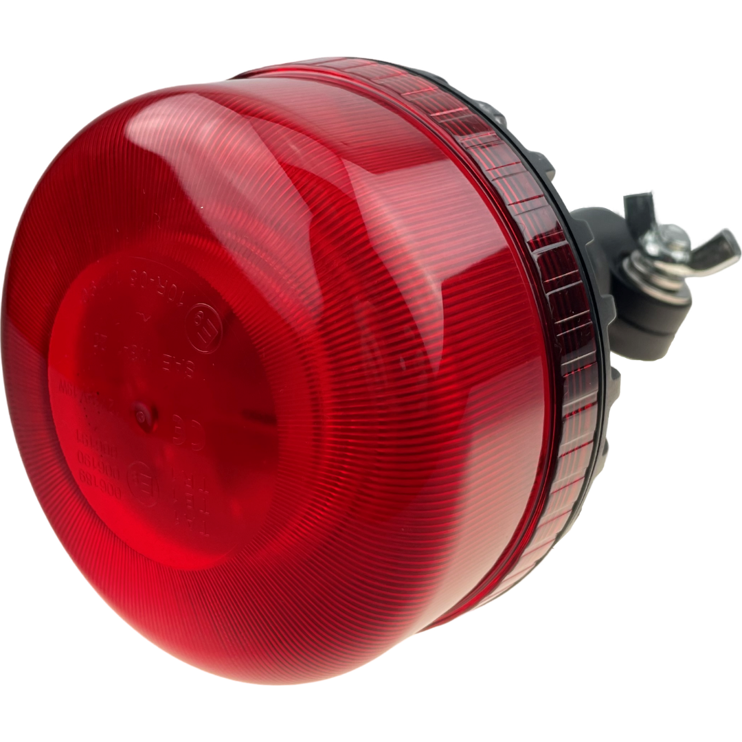 LED Red Compact Beacon Flexi Din 12/24v Emergency Vehicles Industrial Aviation