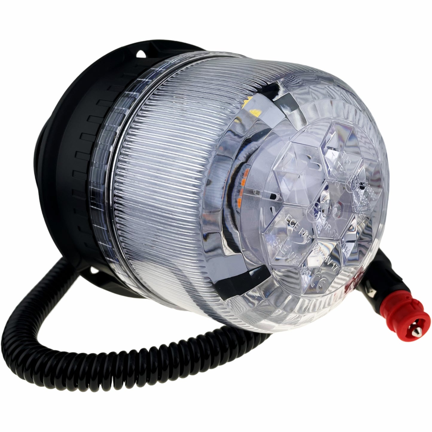 LED Green Amber Purple 3 Colour Magnetic Beacon 12/24v