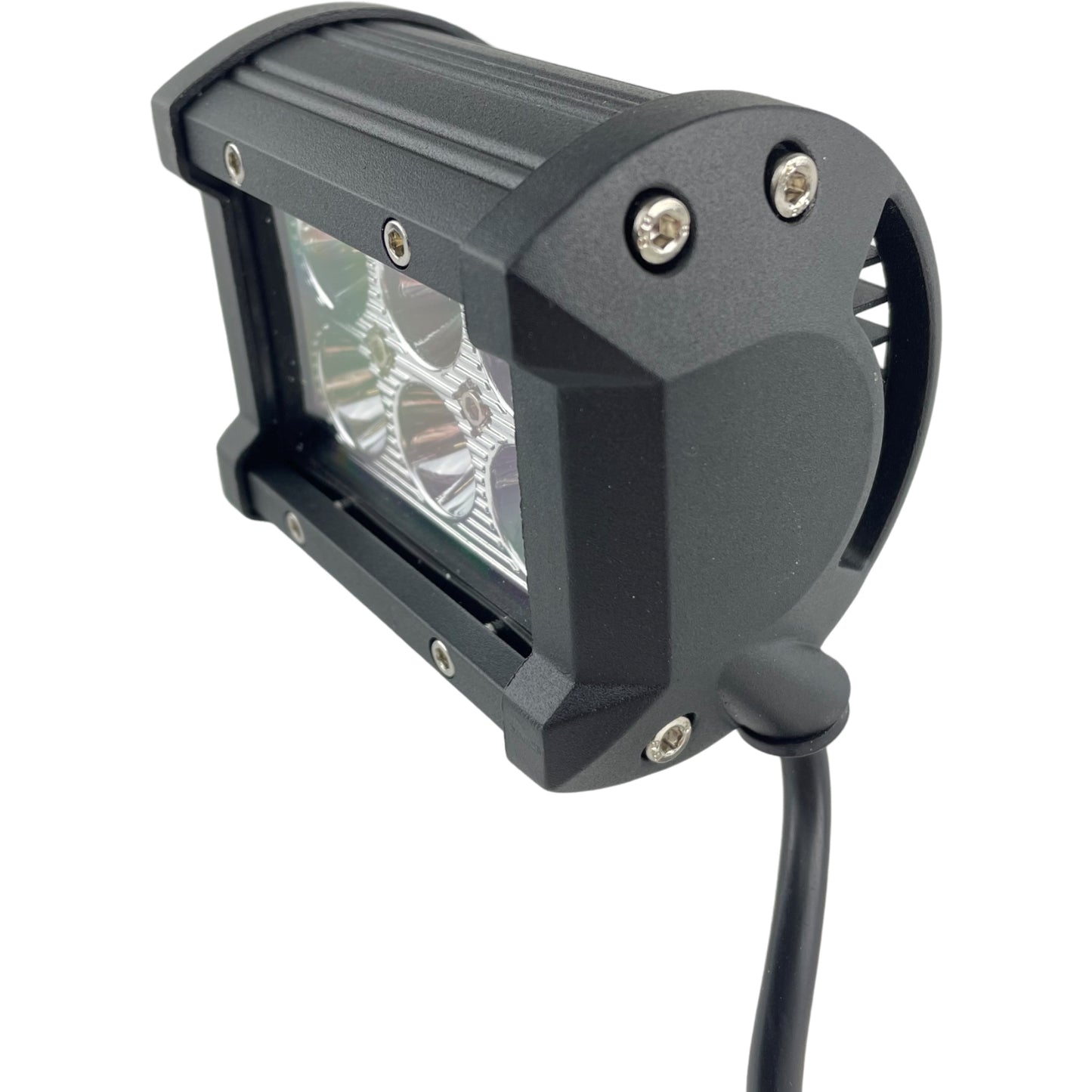 LED Clear Work Light Bolt On 12/24v 4" Four Inches 18W