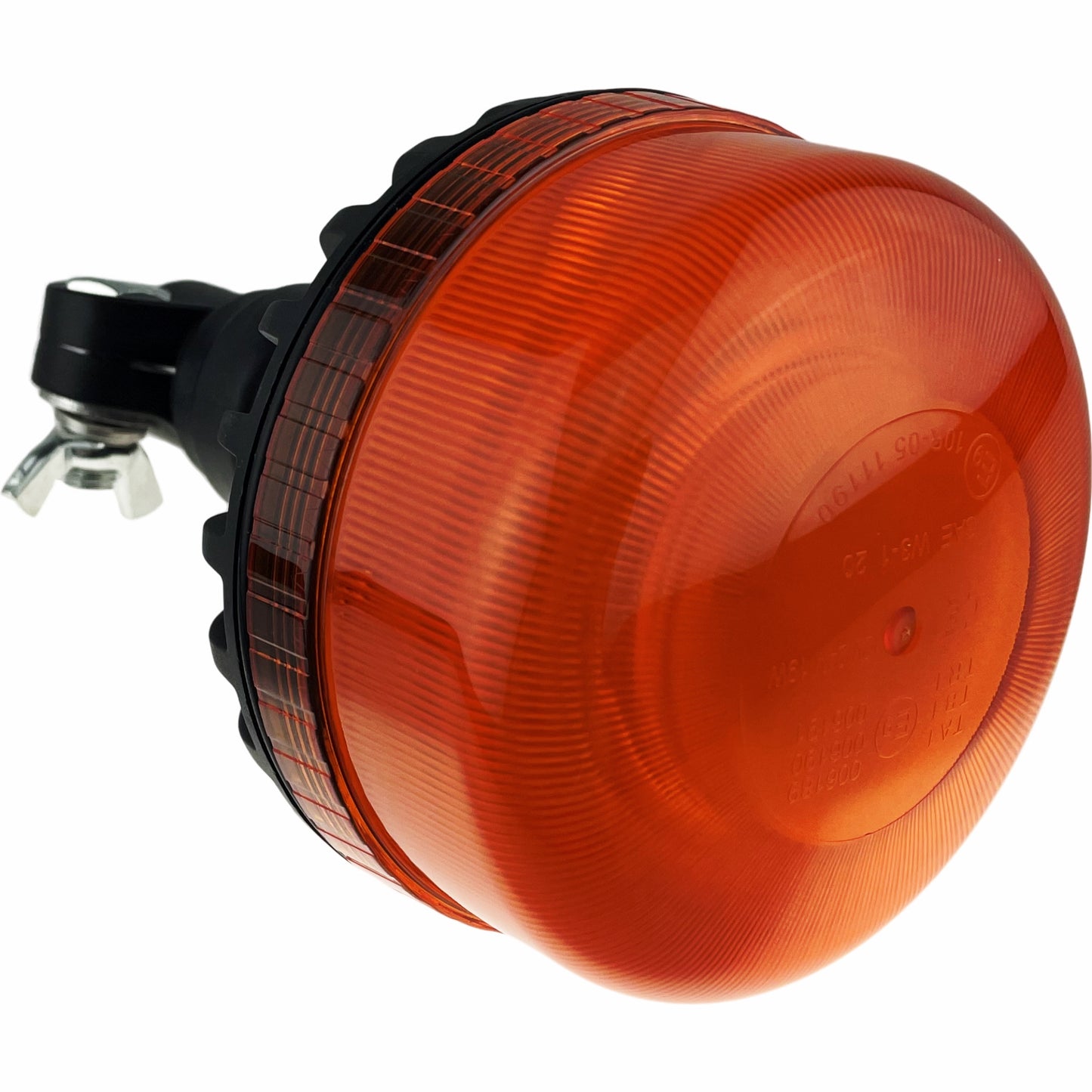 LED Amber Compact Beacon Flexi Din 12/24v R65