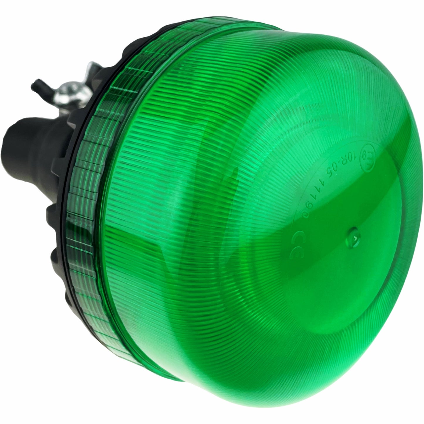 LED Green Compact Beacon Flexi Din 12/24v