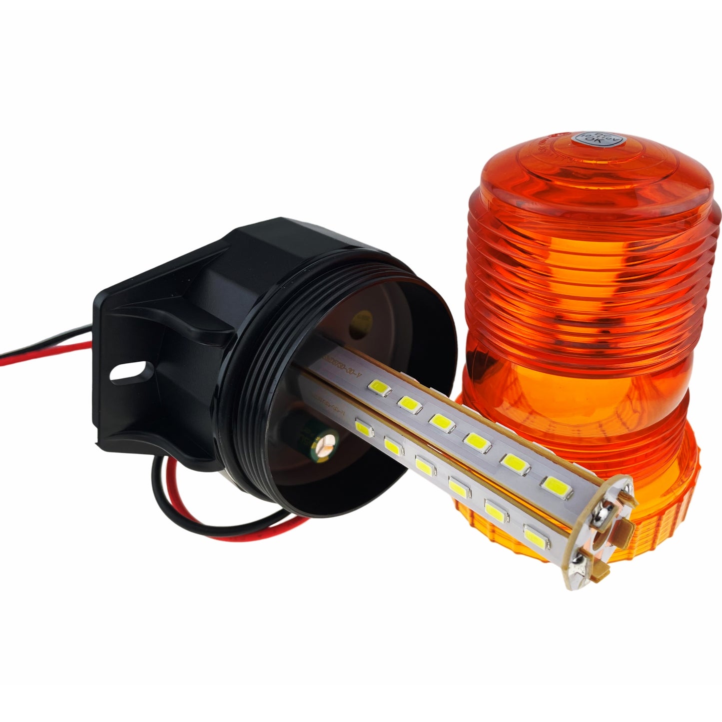 LED Amber Forklift Beacon Bolt On 12/110v IP56