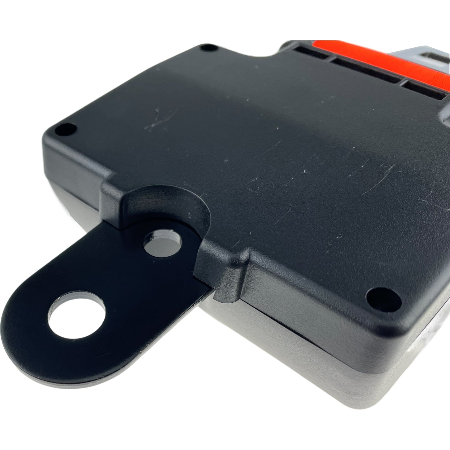 High Visibility Orange Retractable Wired Seat Belt Hi Vis Lap Belt Green Beacon