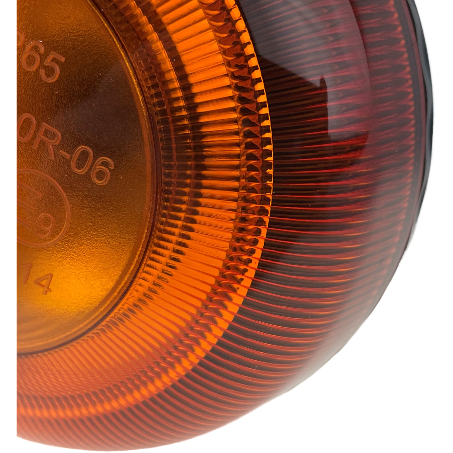 LED Amber Economy Micro Beacon Din 12/24v R65