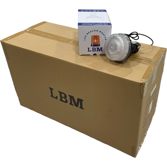 20 x LED Beacon Amber Green Seatbelt connected Dual Colour Flexi Din 12/24v