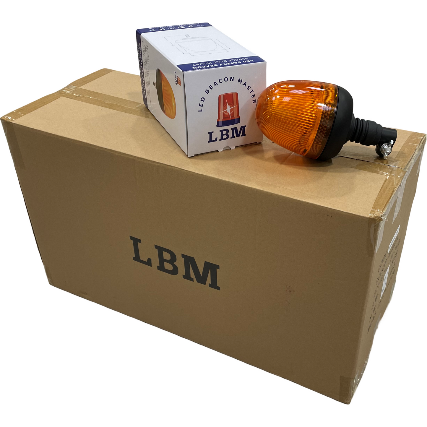 20 x LED Amber Economy Beacon Flexi Din 12/24v