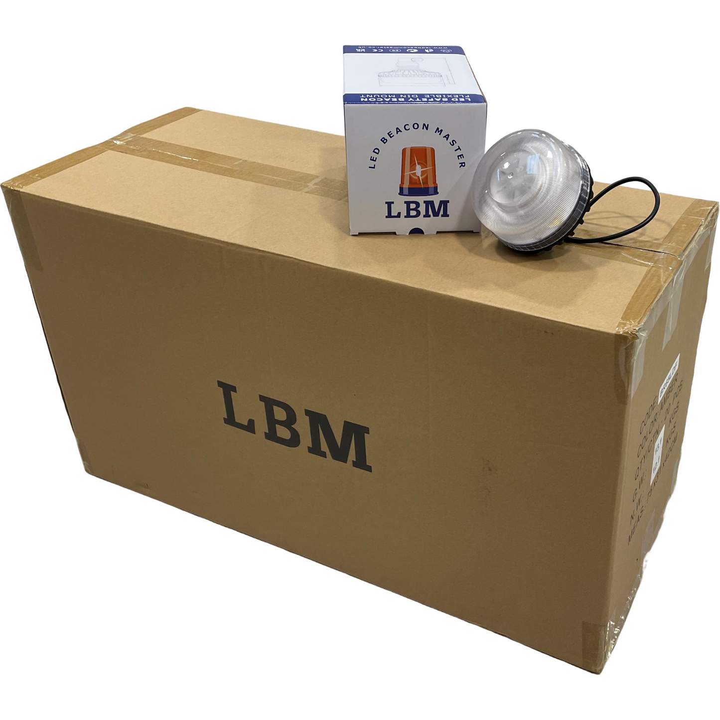 20 x LED Beacon Amber Green Dual Colour Seatbelt Connected Bolt On 12/24v