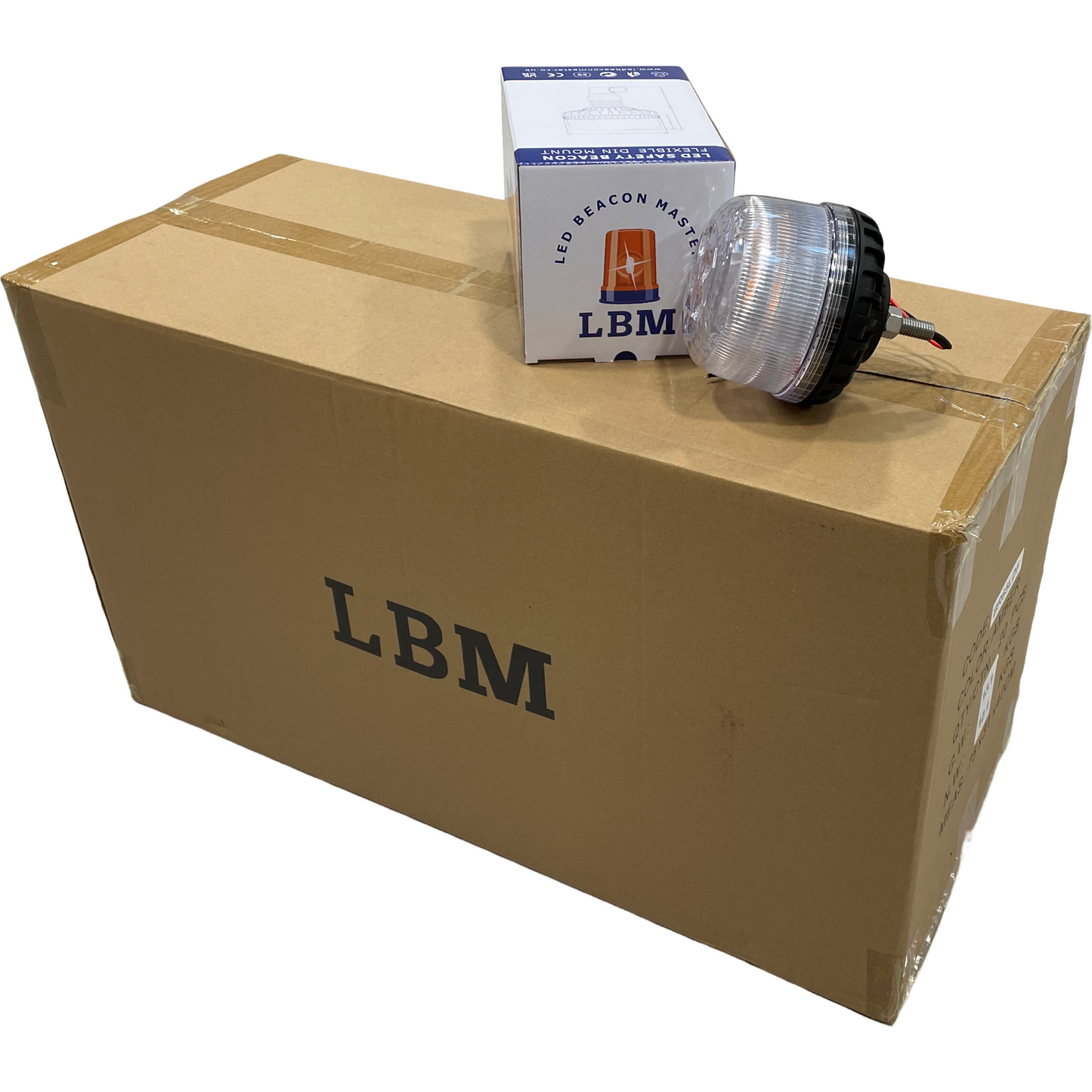 20 x LED Green Amber Purple 3 Colour Beacon Bolt On 12/24v